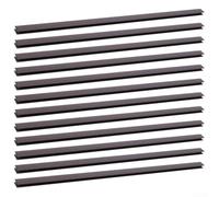 Glewi Lot de 12 supports de capsules de café sous le comptoir pour support de dosettes à montage vertical - Solution d'économie d'espace, pour la maison, le bureau, le café - En PVC - 32 cm