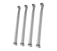 Glewi Lot de 4 tubes de brûleur en acier inoxydable pour grille de 91,4 cm modèles 1554/1825/1560, pièces de rechange pour barbecue extérieur