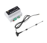 Glewi Module de commutateur de relais ZIGBEE, 6 canaux pour contrôle vocal de l'application Tuya pour Smart Life, 110 V-240 V domotique