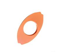 Glewi Plaque adaptateur de chauffage de tente de 7,6 cm - Connecteur d'air chaud efficace pour réchauds diesel, tentes de camping (orange)