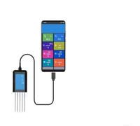 GLFLOW Capteur de sol USB pour humidité pH NPK température humidité - Moniteur numérique d'eau et testeur de sol pour l'agriculture et le jardinage (C)