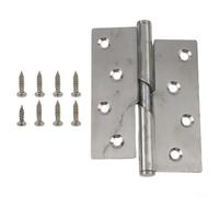 GLFLOW Charnière de porte en acier inoxydable à roulement silencieux, pour salle de bain, toilettes, chambre à coucher, étude, argent, 50,8 x 76,2 cm ou 78,7 x 99,1 cm gauche (10,2 cm gauche)