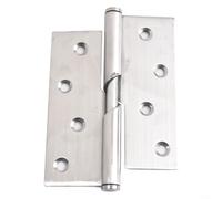 GLFLOW Charnière de porte en acier inoxydable à roulement silencieux, pour salle de bain, toilettes, chambre à coucher, étude, argent, 50,8 x 76,2 cm ou 78,7 x 99,1 cm main gauche droite (10,2 cm