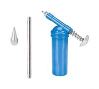 GLFLOW Embout de graisse 80 CC pour voiture et appareils, utilisable d'une | Graisseuse manuelle 80CC avec tube d'extension, construction filetée densité contre les fuites, bleu, outil (bleu)
