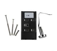 GLFLOW Judas de porte électronique avec résolution HD 720p et objectif grand angle pour une surveillance sécurisée de l'entrée de la maison avec construction en alliage de zinc