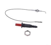 GLFLOW Kit d'allumage piézo avec fil de 30 cm, générateur d'étincelles sans pile pour grils, chauffages et poêles, installation facile, noir