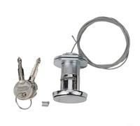 GLFLOW Kit de serrure de déverrouillage de porte de garage avec clés en métal rapide pour système de sécurité de la porte de garage