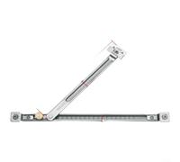 GLFLOW Limiteur de fenêtre Support de fenêtre Restreinte de fenêtre Angle d'ouverture réglable jusqu'à 135°, pour protection contre le vent pour la maison et le bureau (30,5 cm)
