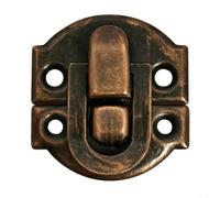 GLFLOW Loquet à ressort en métal pour boîtes à bijoux en bois, fermoir à clic sécurisé, matériel de montage pour boîtes de rangement artisanales