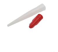 GLFLOW Lot de 12 buses en silicone de rechange, refermables avec filetage standard pour cartouches d'étanchéité, joint d'étanchéité carrelage sol blanc
