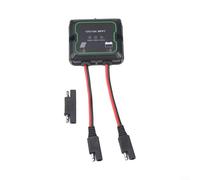 GLFLOW MPPT Contrôleur de charge solaire IP67 étanche 10 A 12 V pour gel au lithium pour batteries AGM inondées, connexion SAE