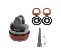 GLFLOW Piston de rechange pour pompe à main type 75 avec vanne perforée, kit de joints en fonte et cuir pour pompes de jardin, orange