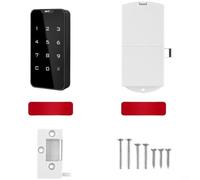 GLFLOW Serrure électronique à mot de passe avec écran tactile | Double mode et alimentation de secours Type-C - Serrure à combinaison pour armoires en bois et tiroirs dans la salle de