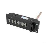 GLFLOW Serrure électronique d'armoire avec code numérique 3 compartiments | Serrure à combinaison électronique avec verrouillage à 3 points - Serrure de tiroir ABS pour armoires à dossier (triple