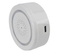 GLFLOW Sirène d'alarme sonore et lumineuse sans fil pour Tuya, alarme de sécurité domestique intelligente 100 dB, pour capteurs de porte/fenêtre