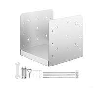 GLFLOW Support de base d'ancrage de poteau en métal réglable | Supports de base de poteau pour poteaux en bois 4 x 4 et 6 x 6 pour pergola, balustrade, véranda, terrasse et terrasse (15,2