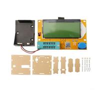 GLFLOW Testeur de transistor numérique LCR-T4 pour triode de diode de capacité de résistance, compteur de composants avec coque (A)