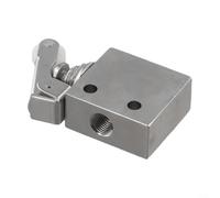GLFLOW Valve pneumatique mécanique 2/3 voies TAC2-31V avec rouleau de levier pour contrôle d'air comprimé