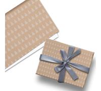Glick Lot de 3 feuilles de papier cadeau de Noël de luxe alpin
