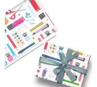 Glick Lot de 3 feuilles de papier cadeau de remerciement, multicolore, pour cadeaux