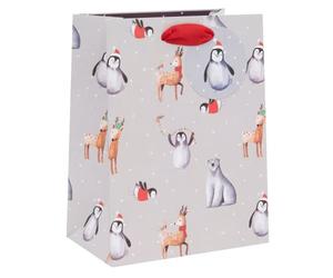 Glick Sac cadeau de Noël moyen Frosty & Festive Friends