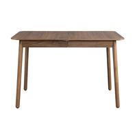 GLIMPS - Table extensible S en bois de Noyer Marron