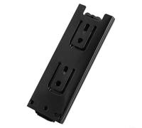 Glissière à Billes 45mm Triple Extension 5 Pouces Acier(（125mm）) | Acier zingué pour robuste, ouverture triple section, montage latéral pour facile, pour idéal tiroirs cuisine, lot de 2 pièces