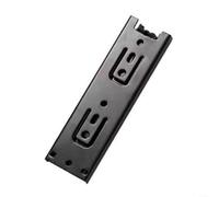 Glissière à Billes 45mm Triple Extension 5 Pouces Acier(（150mm）) | Acier zingué pour robuste, ouverture triple section, montage latéral pour facile, pour idéal tiroirs cuisine, lot de 2 pièces