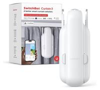 Glissière pour rideau, profil en U, capacité de 18 kg, compatible Matter/HomeKit, fonctionnement silencieux (25 dB)