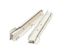 Glissiere Pour Tiroir 1 jeu de glissières tiroir, deux rails d'armoire, épaississement la goulotte table d'ordinateur, armoires à vêtements, poulie rouleau clavier, meubles(14inch(35cm))