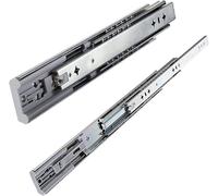 Glissières de tiroir, 1 paire de glissières télescopiques robustes à roulement billes(18Inch(450mm))