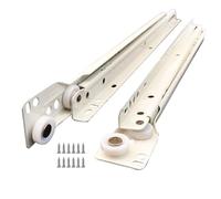 Glissières De Tiroir 1 Paire Rails De Guidage Télescopiques En Métal, Coulisses À Galets Polyvalentes, Pour Armoire De Cuisine, Penderie, Plateau À Clavier, Rail Coulissante Charge 40kg