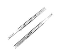 Glissières de tiroir 2Pair/Lot 18.2cm 21.4cm 24.6cm 31cm 34cm 40mm Wide Drawer Runner Ball Bearing 2 Sections Ways Rail Telescopic Slide Pour réparation