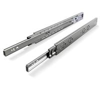 Glissières de tiroir à fermeture douce, 500 mm, capacité de 45 kg, coulissement complet, lot de 2