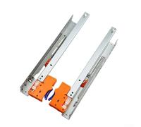 Glissières de tiroir encastrables à fermeture douce 53,3 cm Extension | design, look élégant, pour sans cadre et compatible avec les cadres, fonctionnement fluide, entretien facile