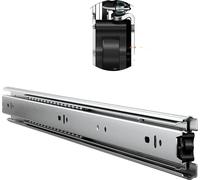 Glissières de tiroir, extraction totale Roulements à billes, capacité de charge 100LB, 22 pouces