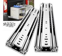 Glissières de tiroir pour charges lourdes, 600 mm, 76 mm, capacité de 210 kg