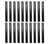 Glissières de tiroir robustes, charge de 100 lb, 3 sections, extension complète, rails de guidage à roulement à billes pour meubles de bureau à domicile, acier laminé à froid, (16 pouces)