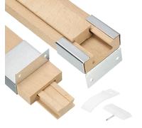 Glissières en bois pour tiroirs, 45 cm, lot de 4, glissières centrales, pièces de rechange