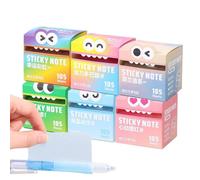 Glitter Sticky Notes, 630 Sheets Colorful Transparent Planning Memo