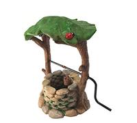 GlitZGlam Puits aux Souhaits Miniature avec Poignée Mobile et Seau d’Eau pour Nains de Jardin - Accessoire Jardin Féerique