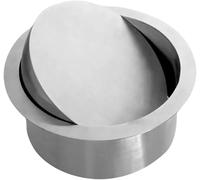 GLJTUO Couvercle de goulotte à déchets en Acier Inoxydable avec clapet basculant - Joint d'évacuation Rond pour Trou de 190 mm,240mm