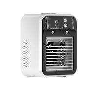 Glleneskt Refroidisseur Évaporatif,Mini Rafraîchisseur Évaporatif à Vitesse Variable, Réservoir d'Eau de 500 ml | Ventilateur réservoir 500 ml pour table garage camping | Chambre voiture camping