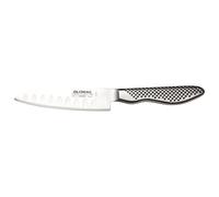 Global Knives GS-57 Couteau Santoku cannelé avec lame de 11 cm en acier inoxydable Cromova 18