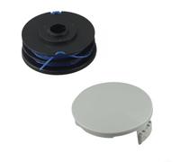 GLOBALHUT Bobine de rechange pour débroussailleuse RLT4027 RLT4125 RLT5027-8. Fil en nylon de 1,5 mm avec couvercle - Tête d'alimentation automatique pré-enroulée pour l'entretien des bordures de