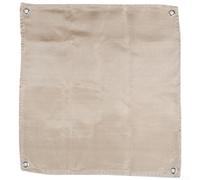 GLOBALHUT Tapis de camping ignifuge résistant à la chaleur, couverture de barbecue en fibre de verre avec 4 trous de fixation pour l'extérieur, la randonnée, l'herbe, la terrasse, bouclier de sol, 50