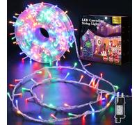 GlobaLink Guirlande Lumineuse de Noël 30M 600 LED-Coloré | Guirlande LED Extérieure Étanche IP65 avec Modes Cascade Fixe Guirlande de Noël Décoration pour Sapin Jardin Balcon Terrasse