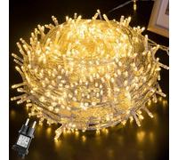 GlobaLink Guirlandes Lumineuses 100M 1000Leds | Lumière Sapin de Noël Facile à Installer et à Ranger Lumière de Décoration Intérieur Extérieur 8 Modes