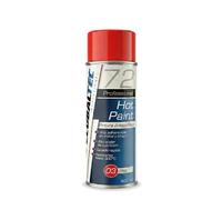 GLOBALTEC PROFESSIONAL Peinture Étriers de Frein Rouge Haute Température 300°C - Spray Anti-Chaleur Moteur Échappement - Finition Sport Brillante Anticorrosion 400 ml