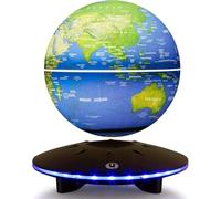 Globe à lévitation, Globe à lévitation magnétique Carte du monde Lampe boule flottante Décoration de bureau avec base lumineuse LED, Décoration maison